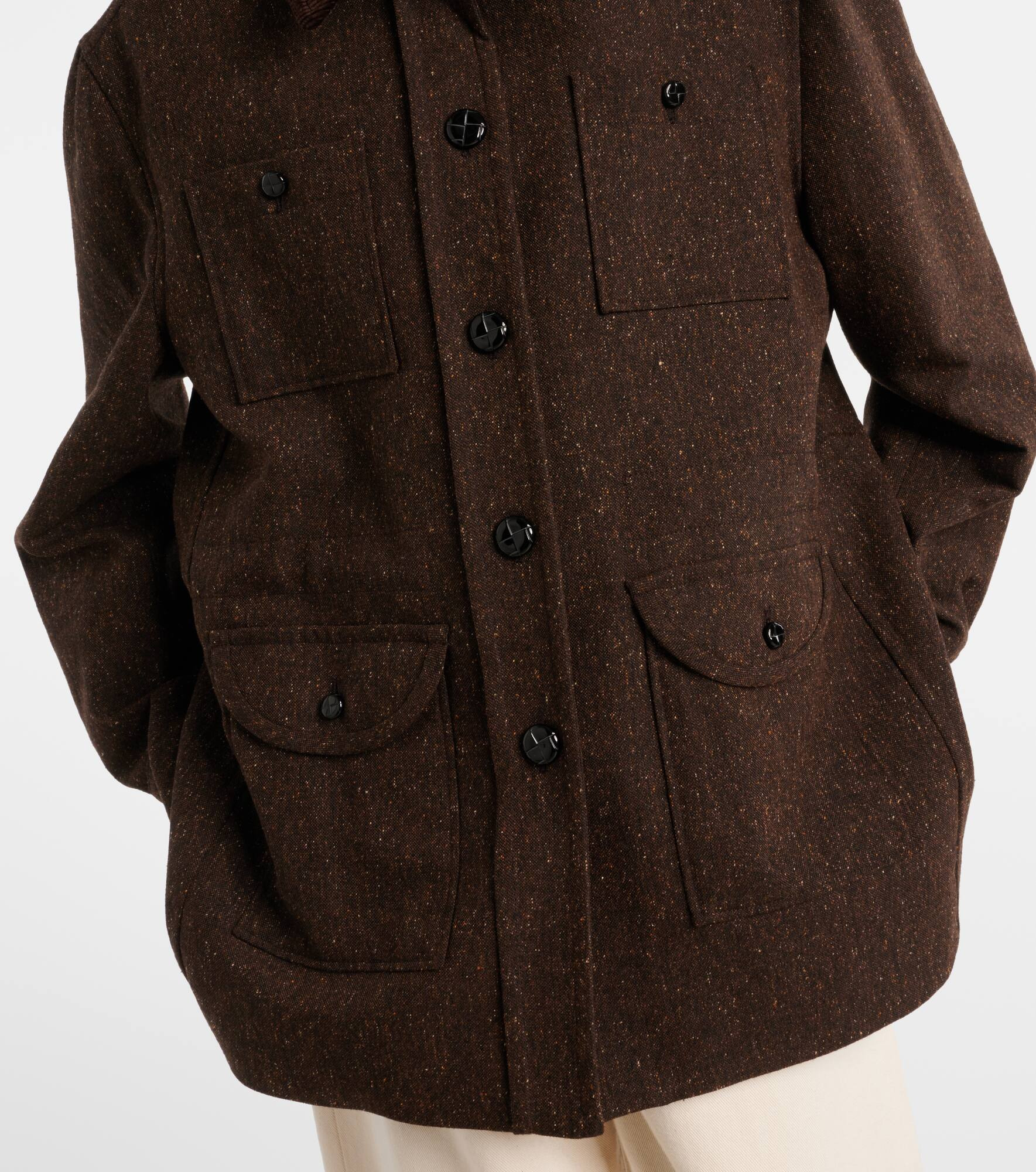 Lokai wool and silk-blend jacket - 6