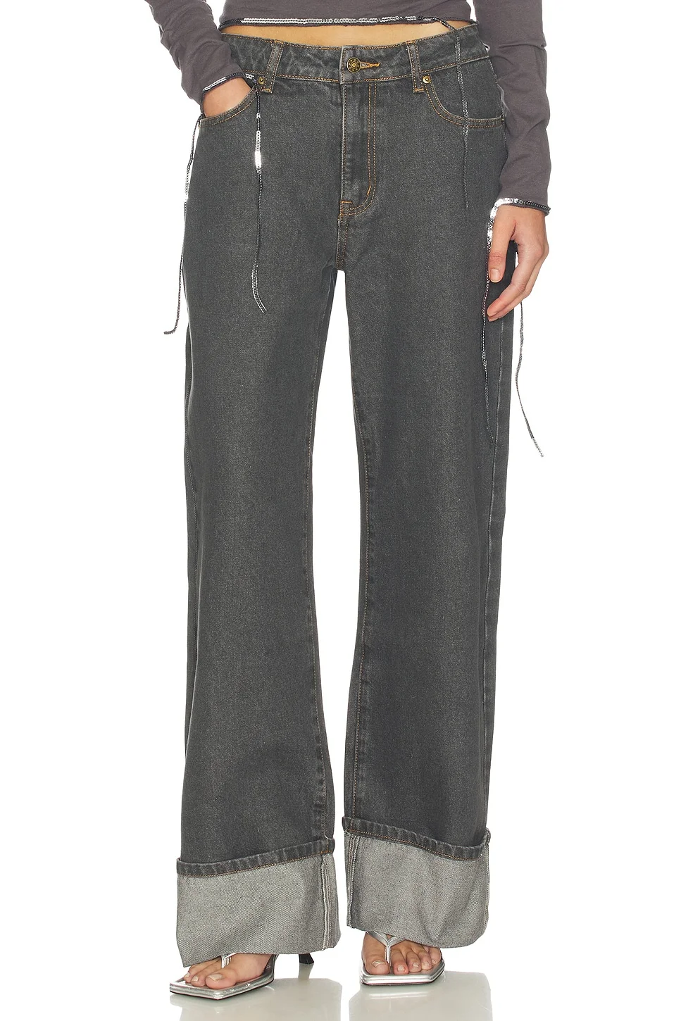 Top Model Cuffed Jeans - 1
