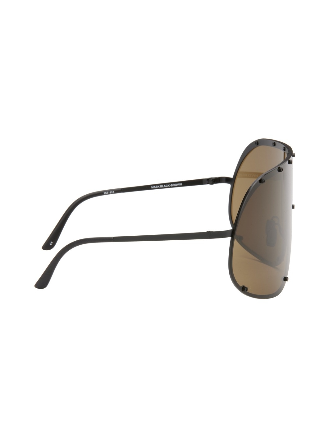 Black Porterville Shield Sunglasses - 2