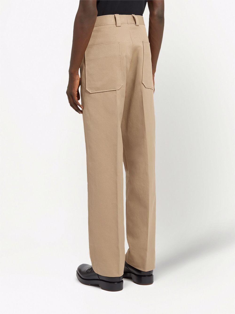 straight-leg chinos - 4