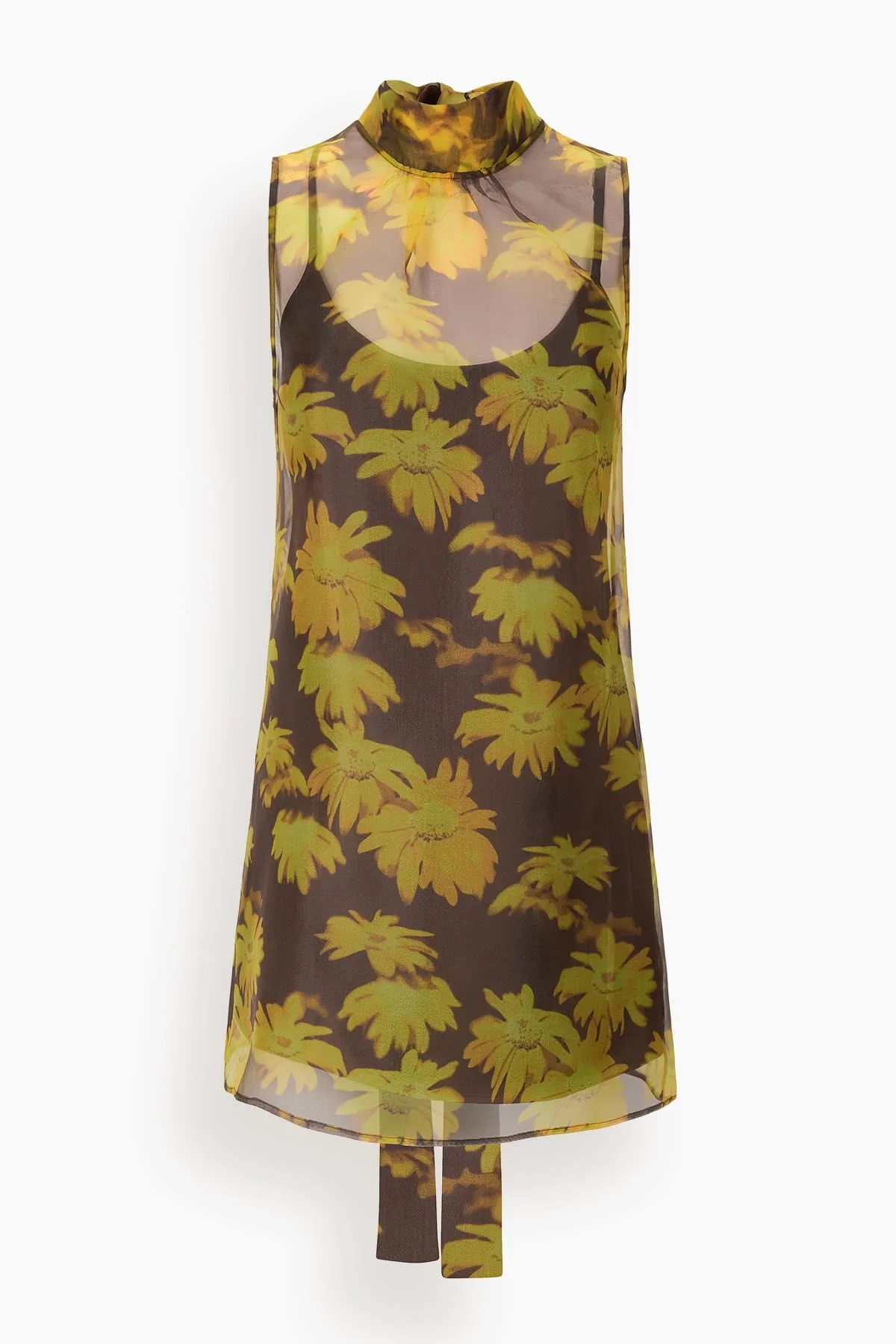 Albee Mini Dress in Golden Daisy - 1