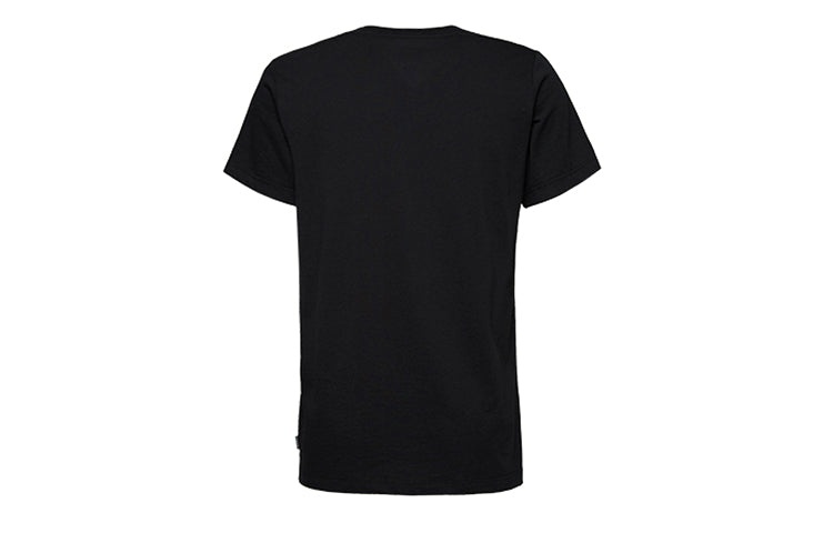 (WMNS) Converse Classic Basic Slim Fit Printing Short Sleeve Black 10018492-A02 - 2