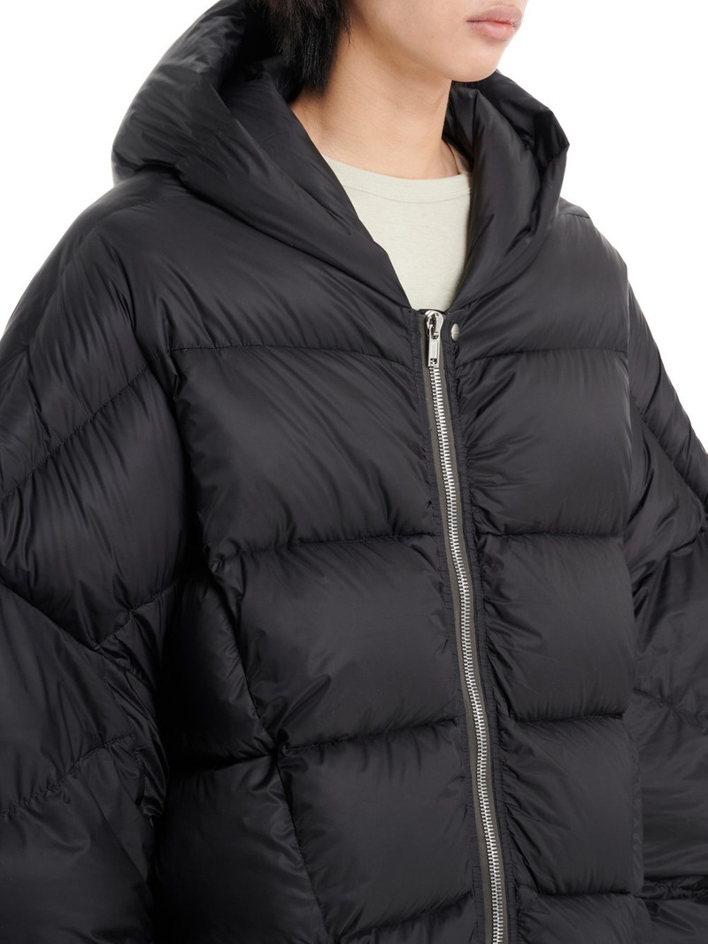 Black Porterville Jumbo Hooded Peter Down Jacket 4