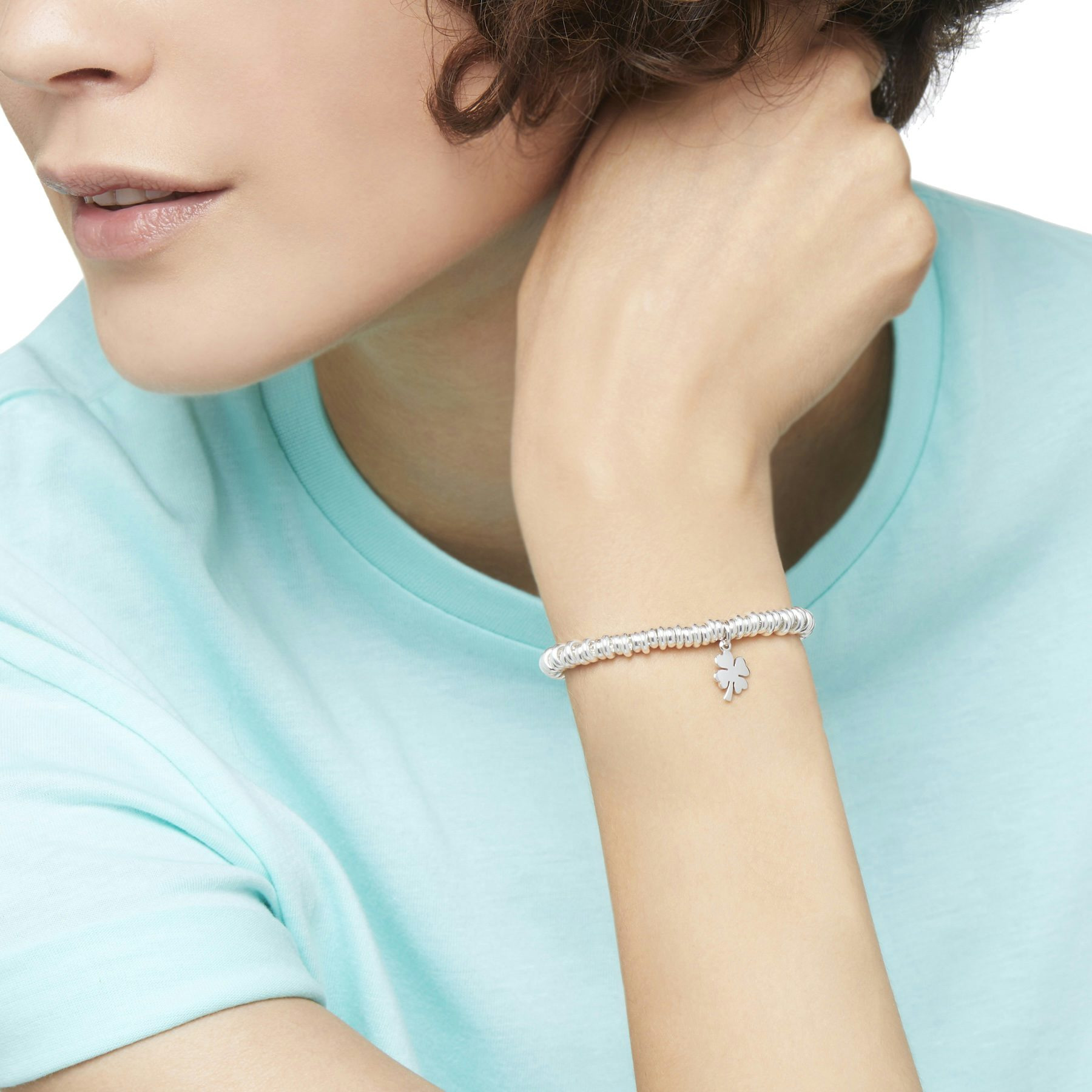 SILVER RONDELLE BRACELET - 4