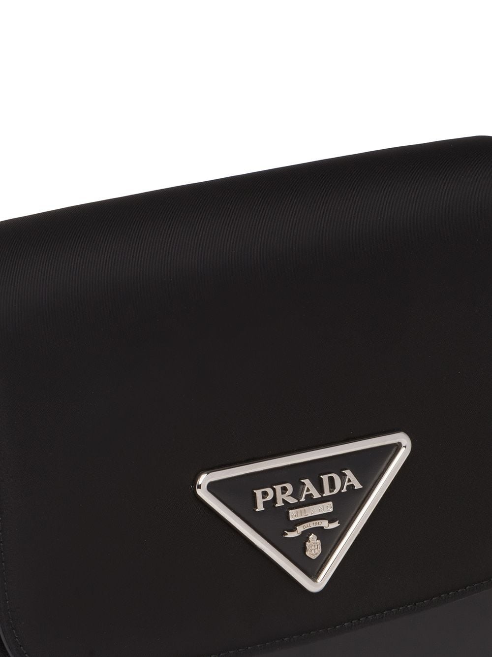 Prada Identity logo-plaque shoulder bag - 4