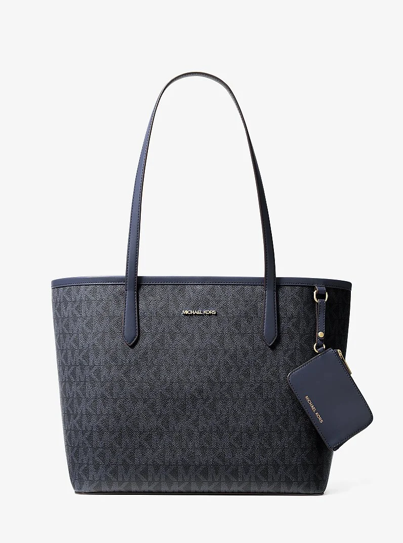 Jet Set Large Signature Logo Tote Bag - 1