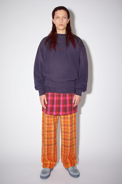 Acne Studios Crew neck sweatshirt - Purple outlook