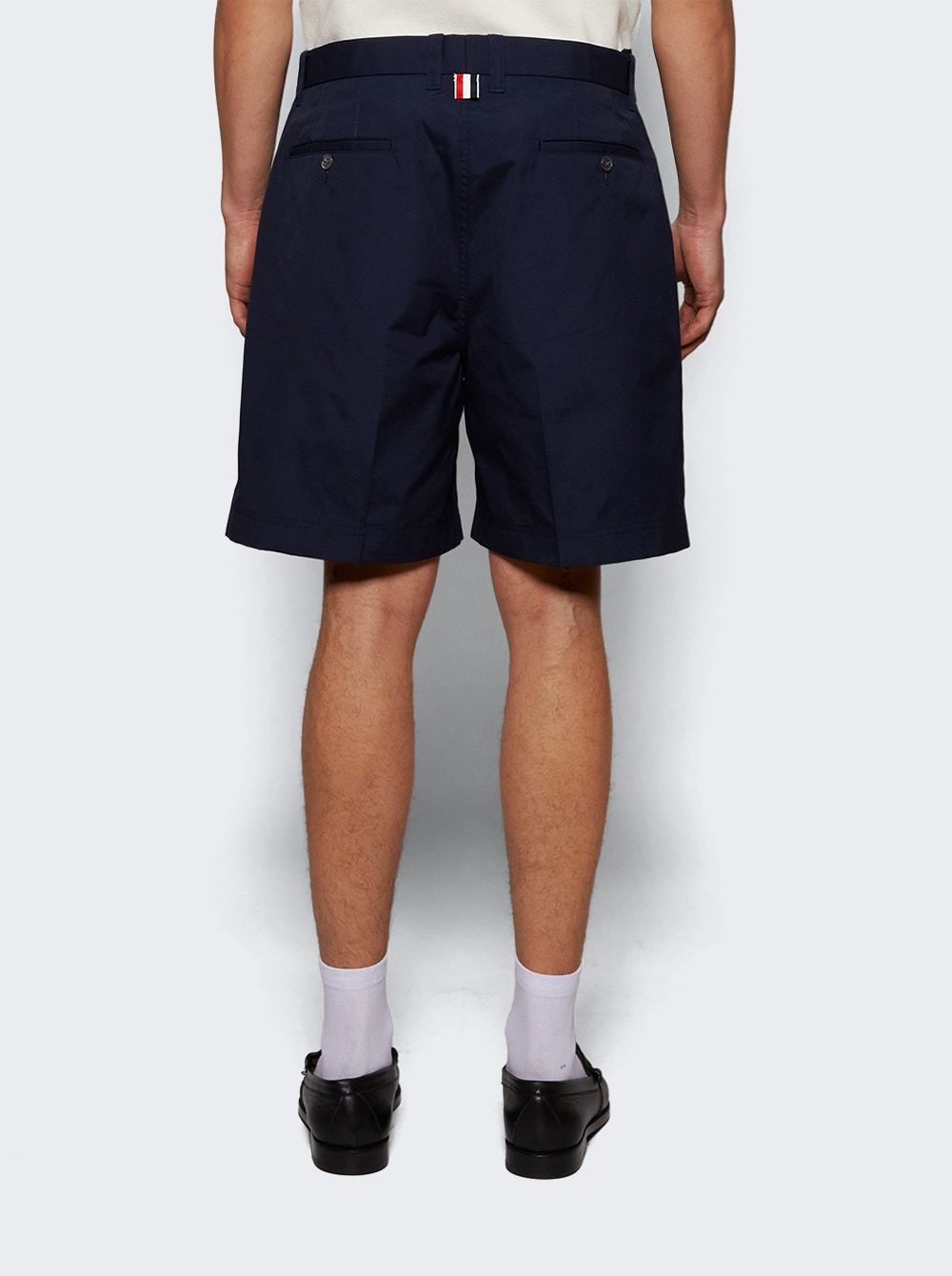 Typewriter Cloth Utility Chino Shorts Navy - 4
