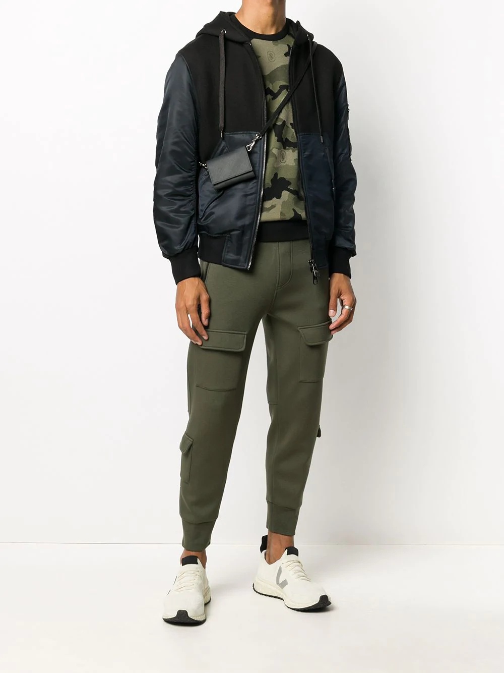 cropped cargo trousers - 2