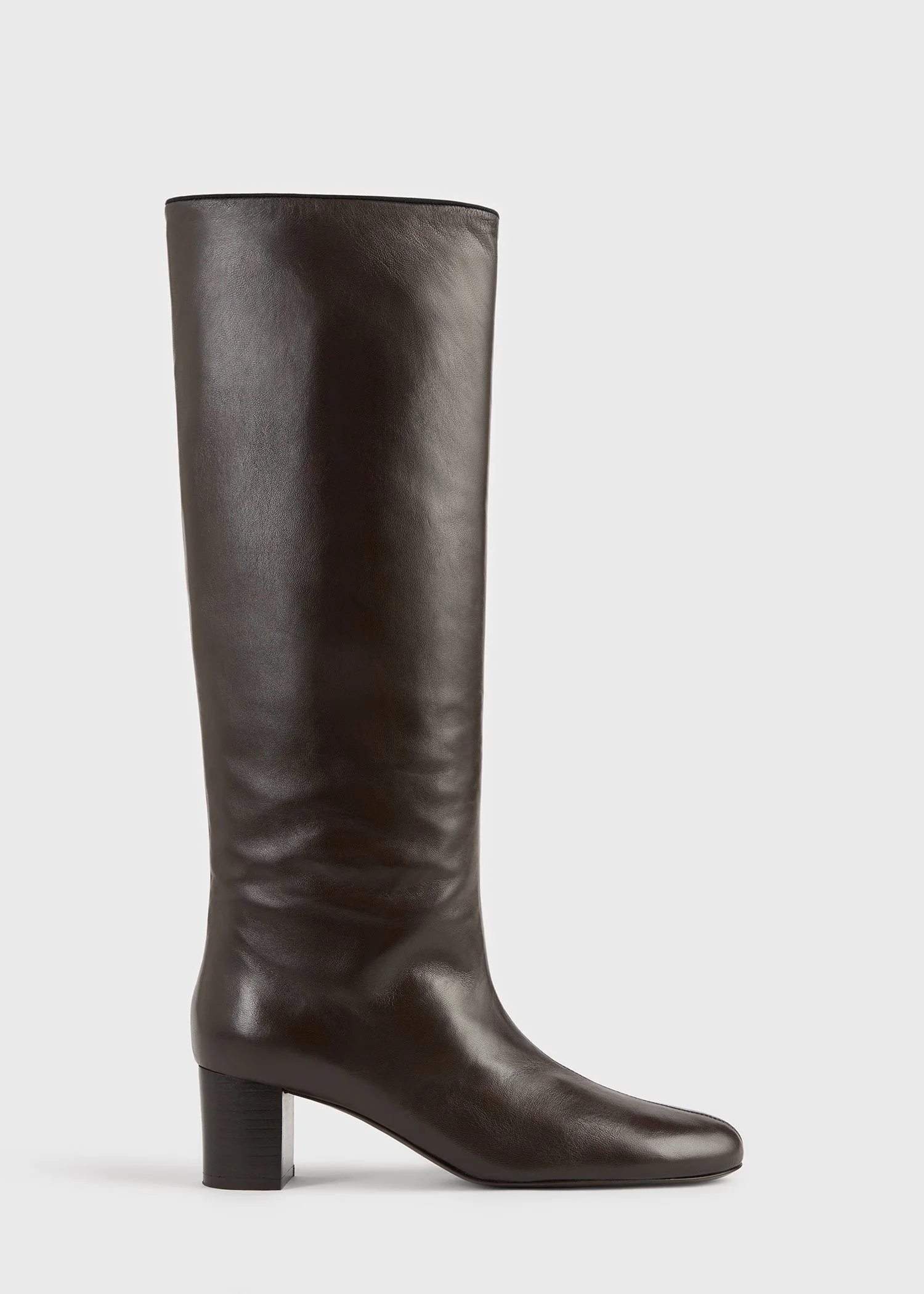 Downtown nappa knee-high boots brown - 1