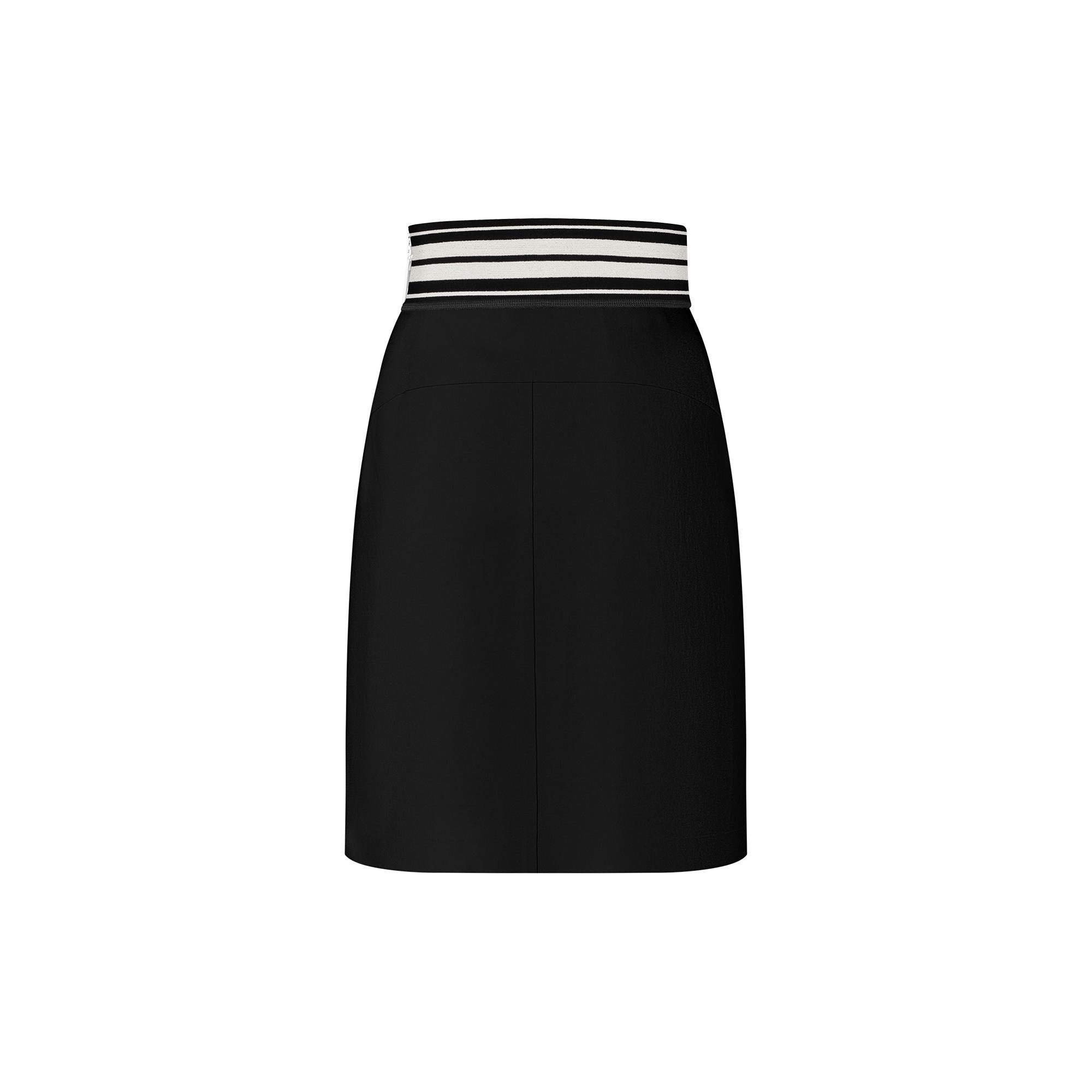 LV Stripe Pencil Skirt - 3
