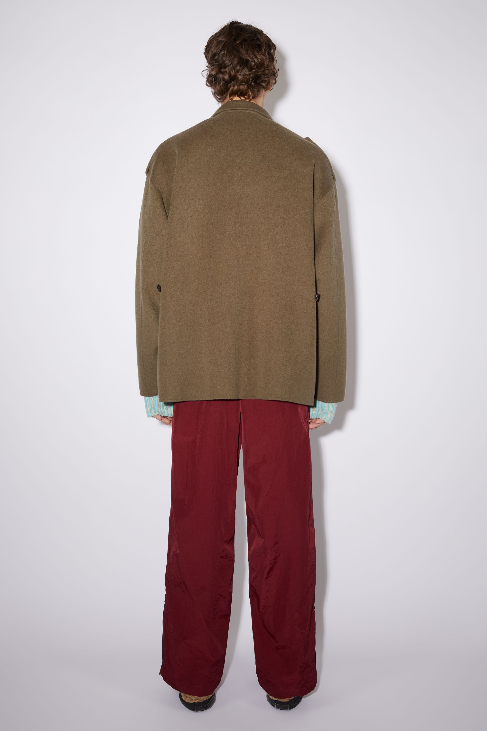 Wool jacket - Khaki green - 3