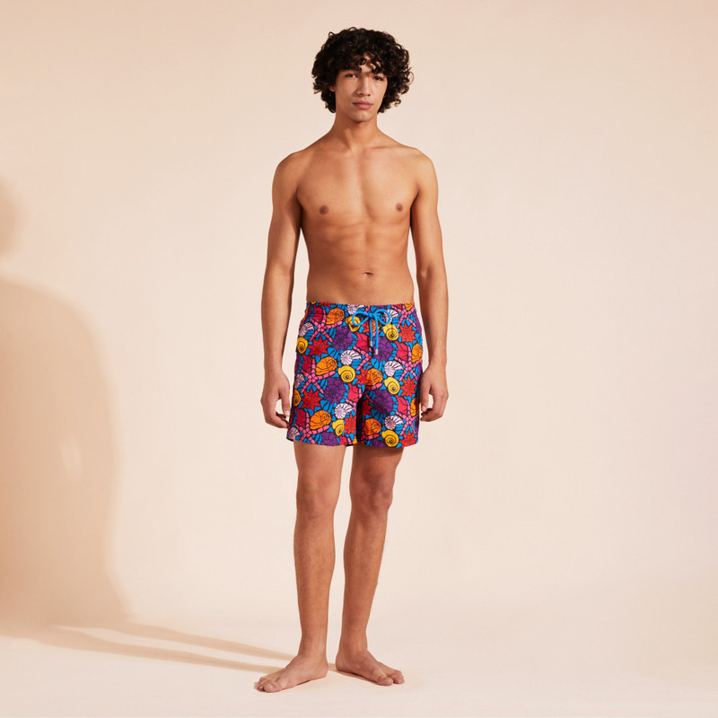 Vilebrequin Men Swim Trunks Noumea Sea Shells outlook