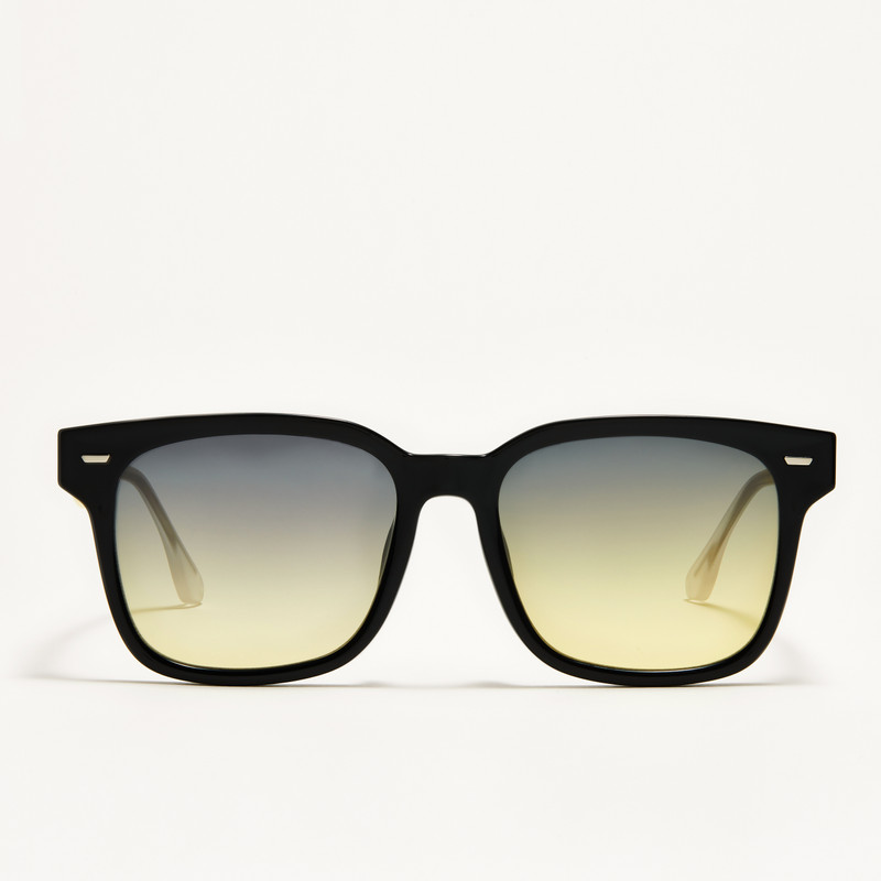 MONOGRAM PRINT TEMPLE SQUARE SUNGLASSES 6