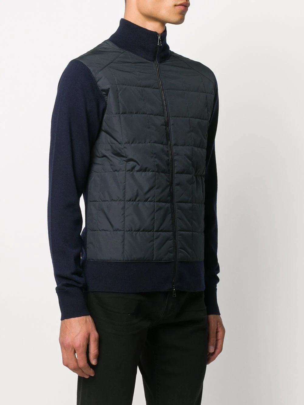 panelled padded jacket - 3