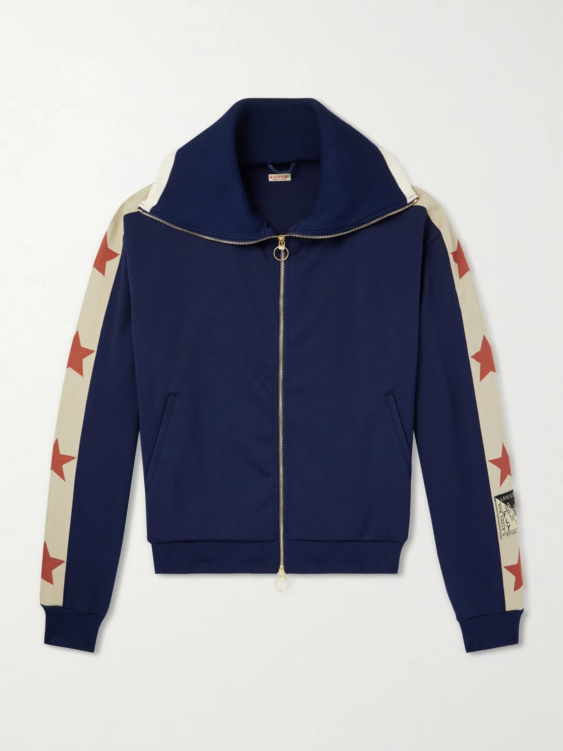 Jersey Zip-Up Sweatshirt - 1