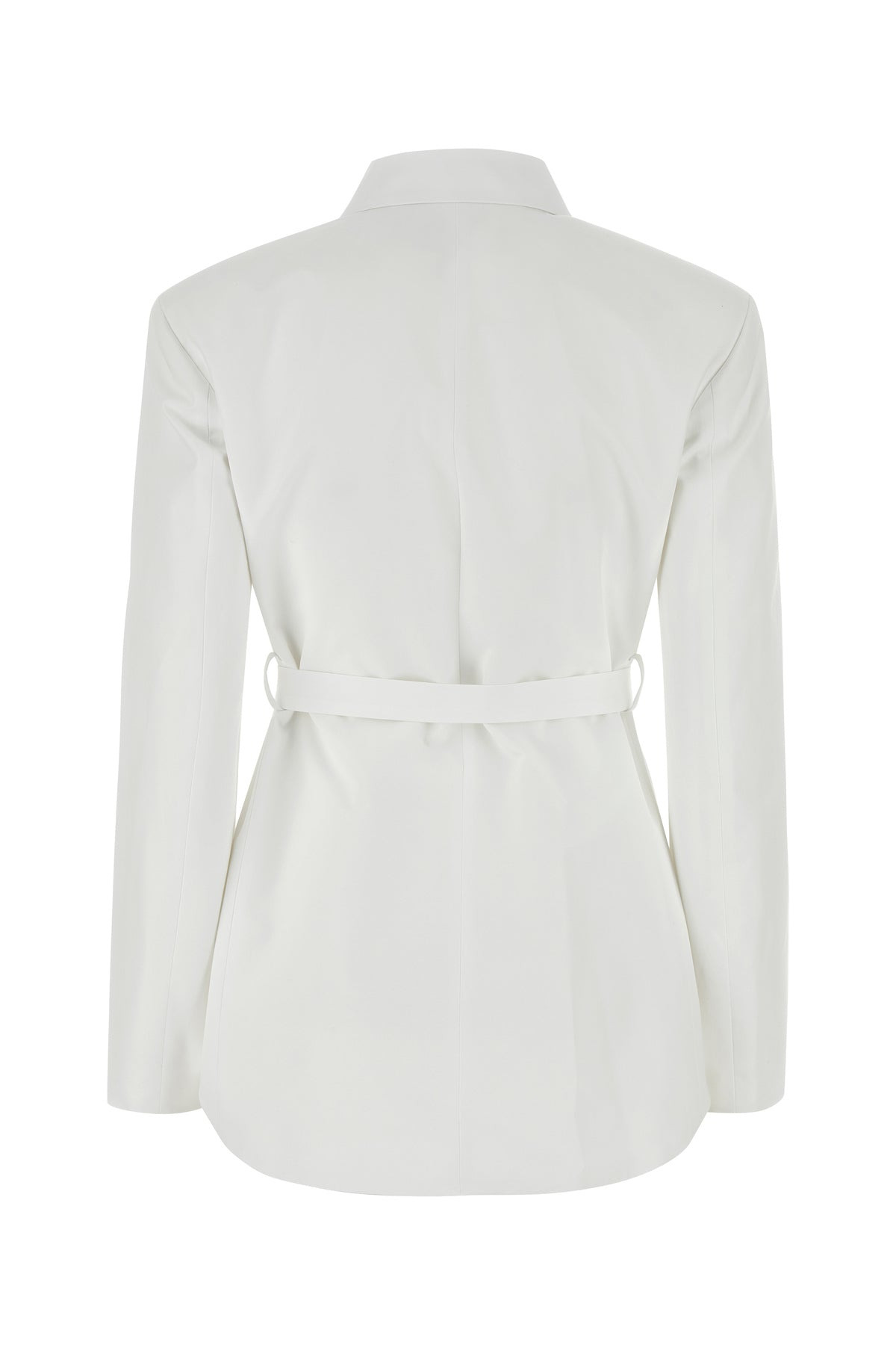White poplin overcoat - 2