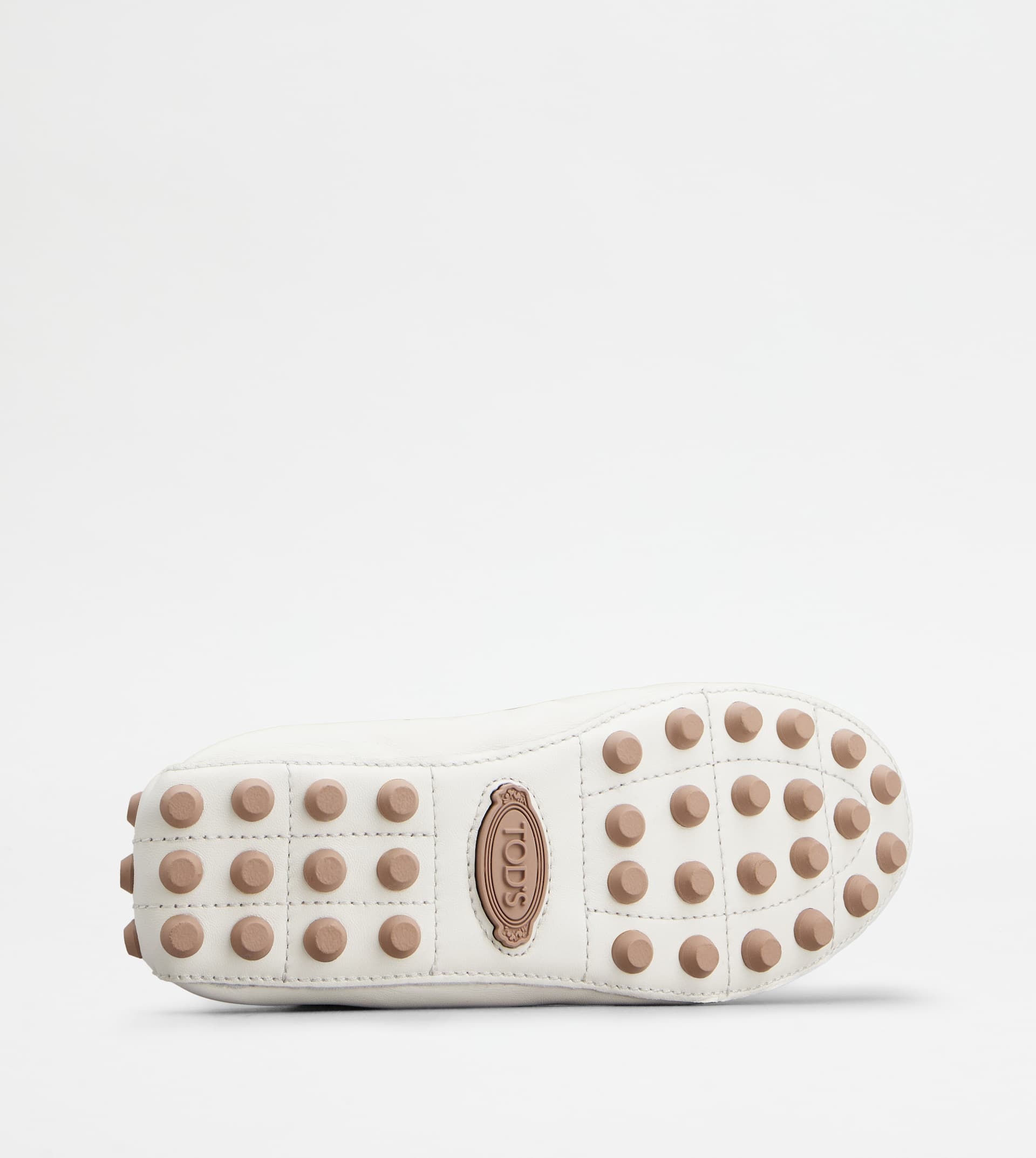 BUBBLE BALLERINAS IN LEATHER - WHITE, BROWN - 4