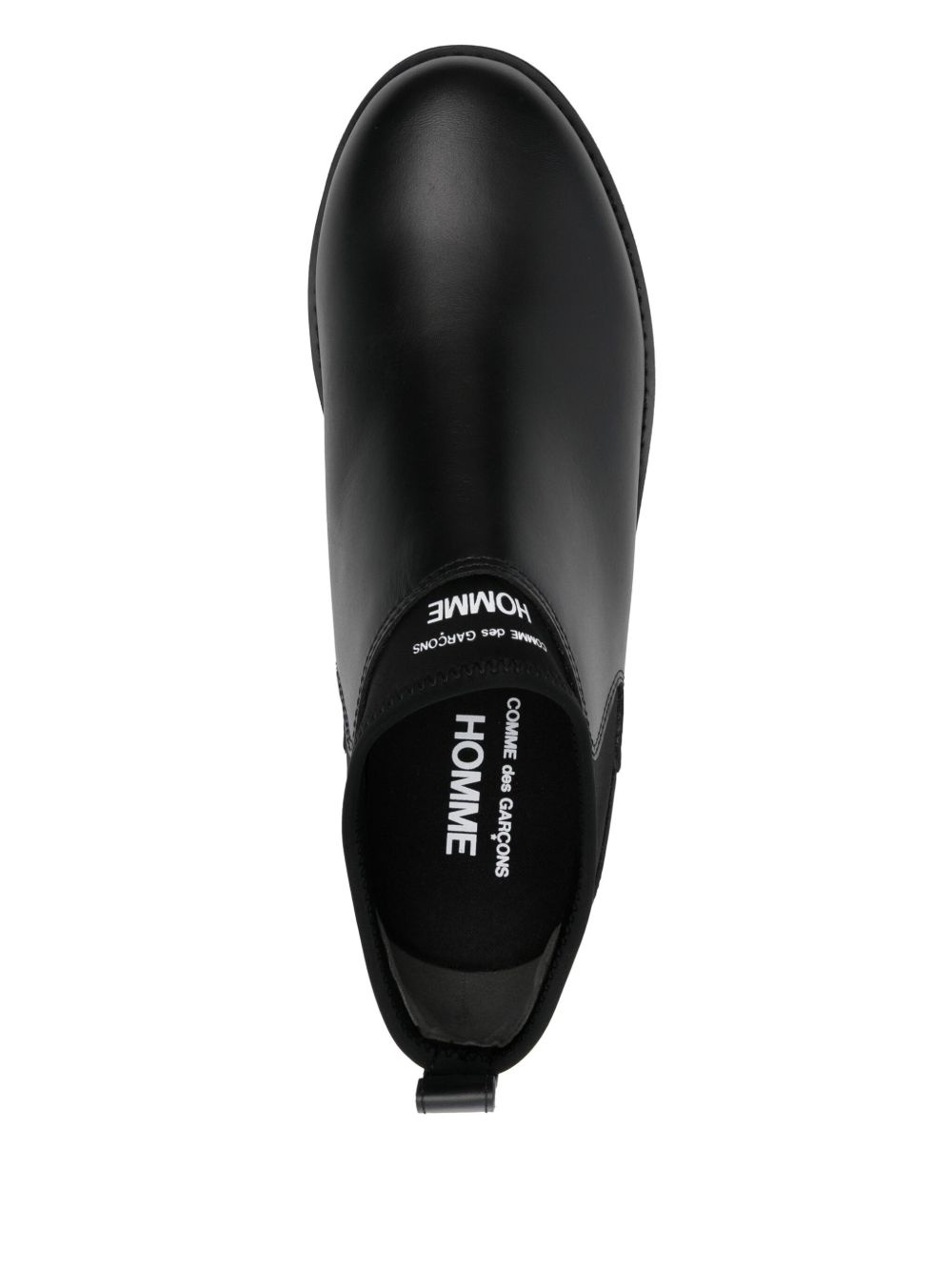 logo-print boots - 4