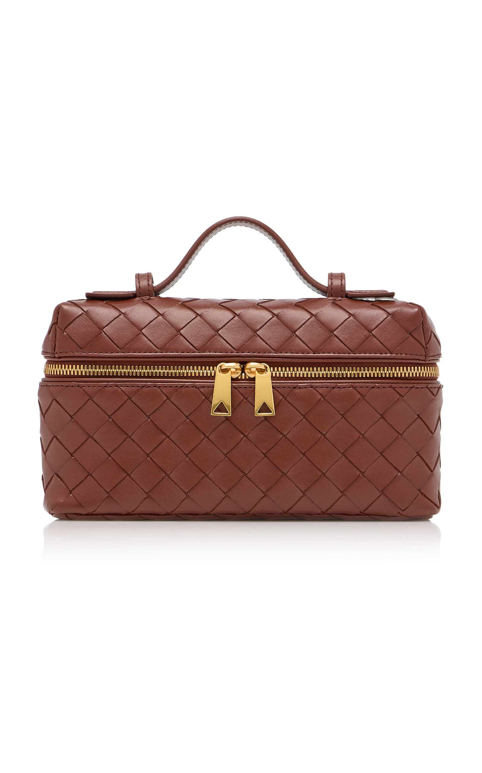 Bang Bang Intrecciato Leather Vanity Case brown - 8