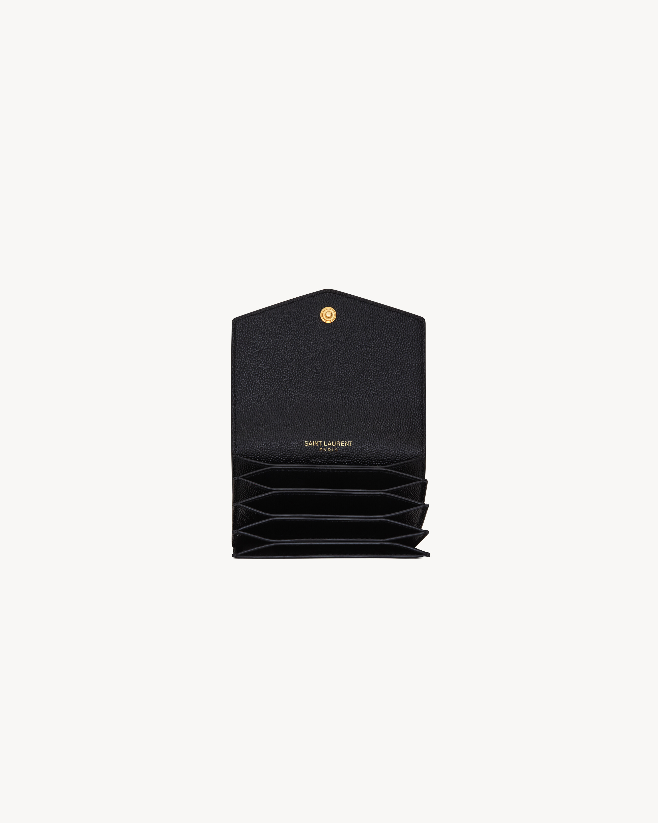 UPTOWN BUSINESS-CARD CASE IN GRAIN DE POUDRE LEATHER - 4