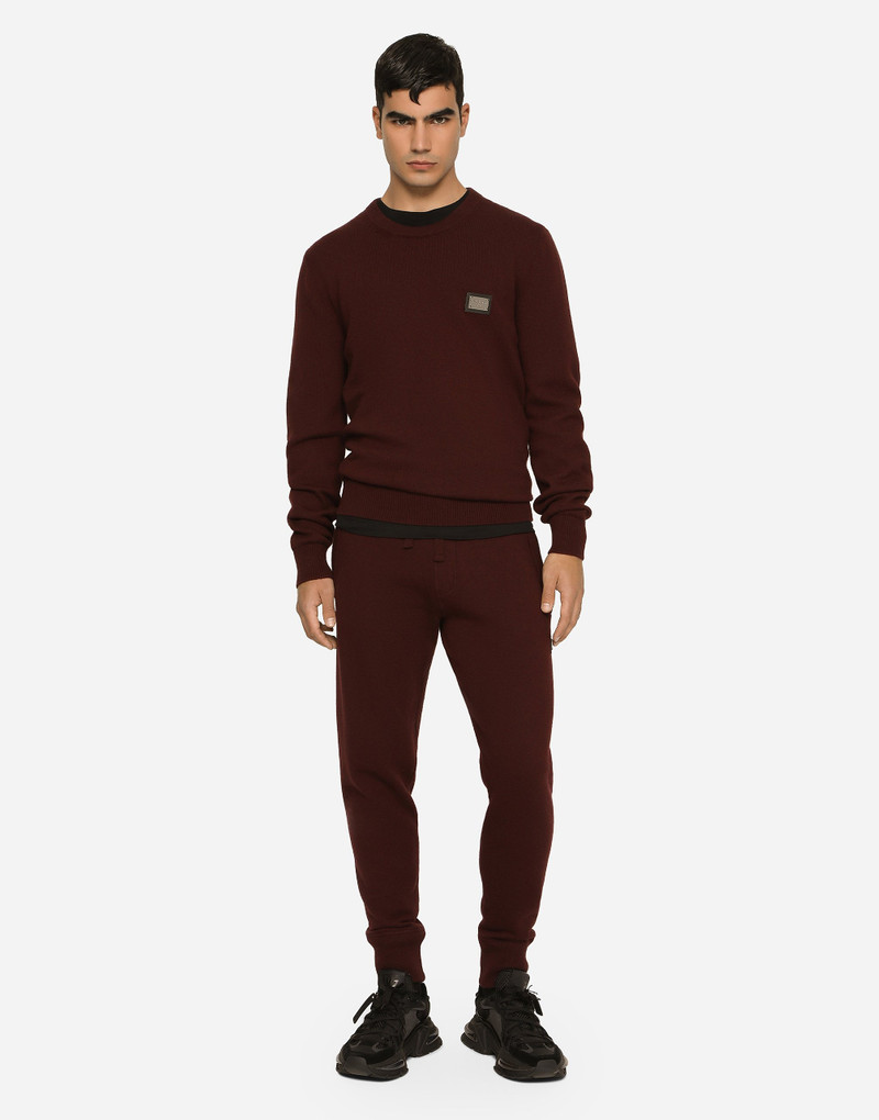 Dolce & Gabbana Wool and cashmere round-neck sweater outlook