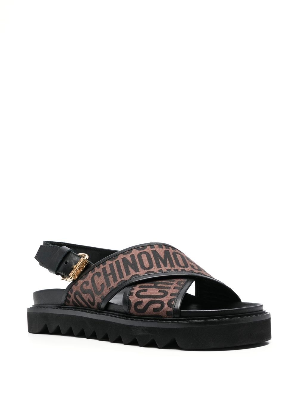 slingback logo-strap sandals - 2