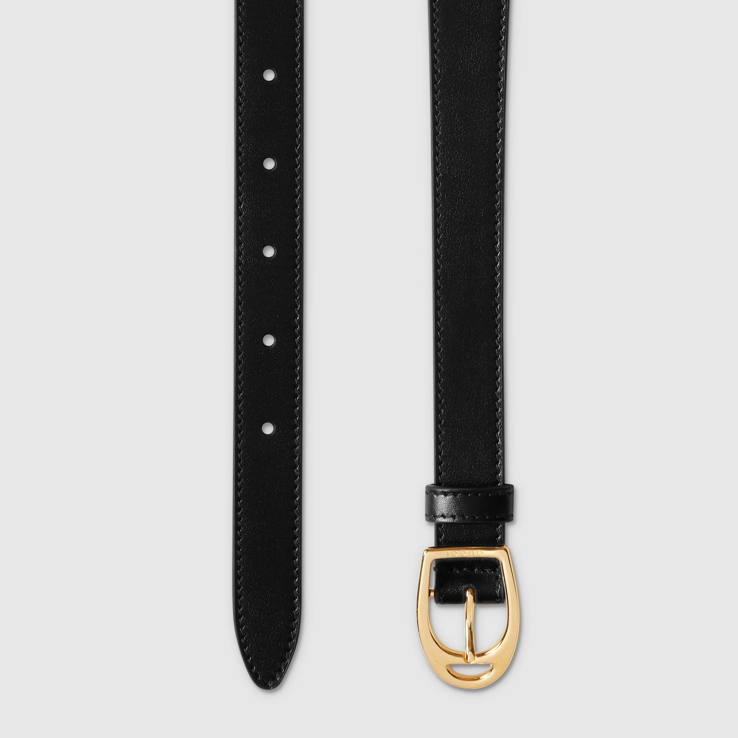 Belt with oversized Horsebit - 2