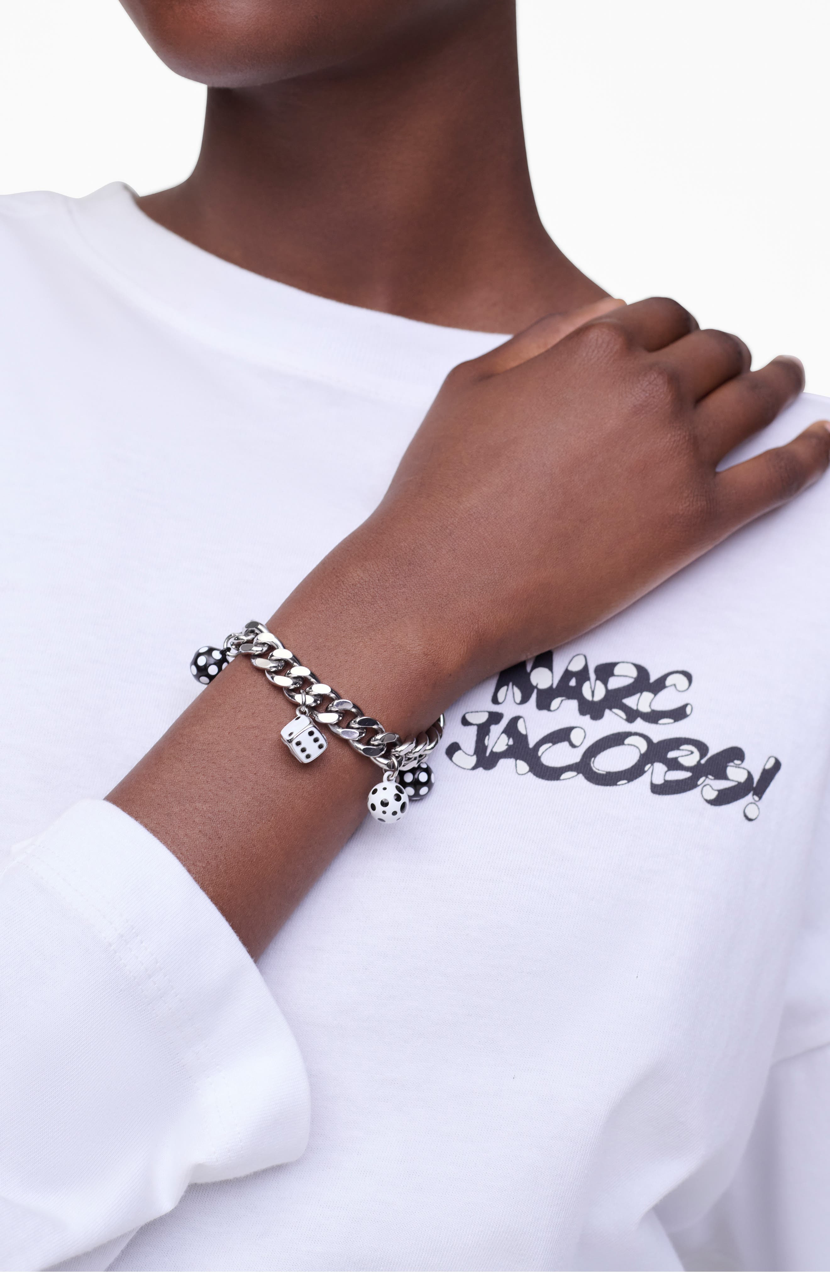 Marc Jacobs Dice Charm Bracelet in Silver/multi at Nordstrom - 2