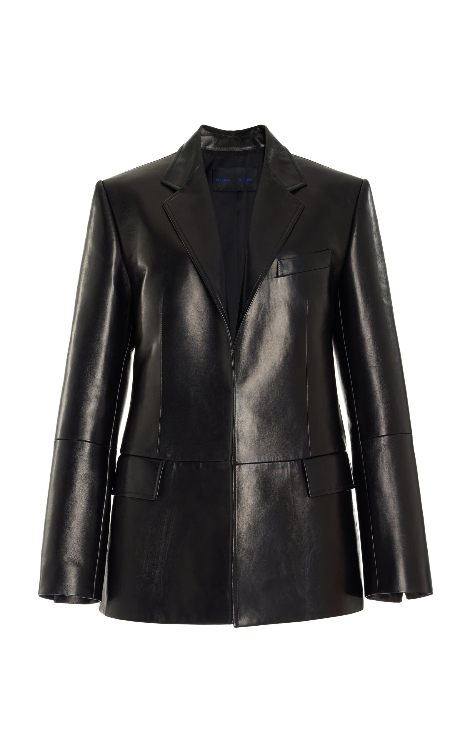 Hayes Paneled Leather Jacket black - 1