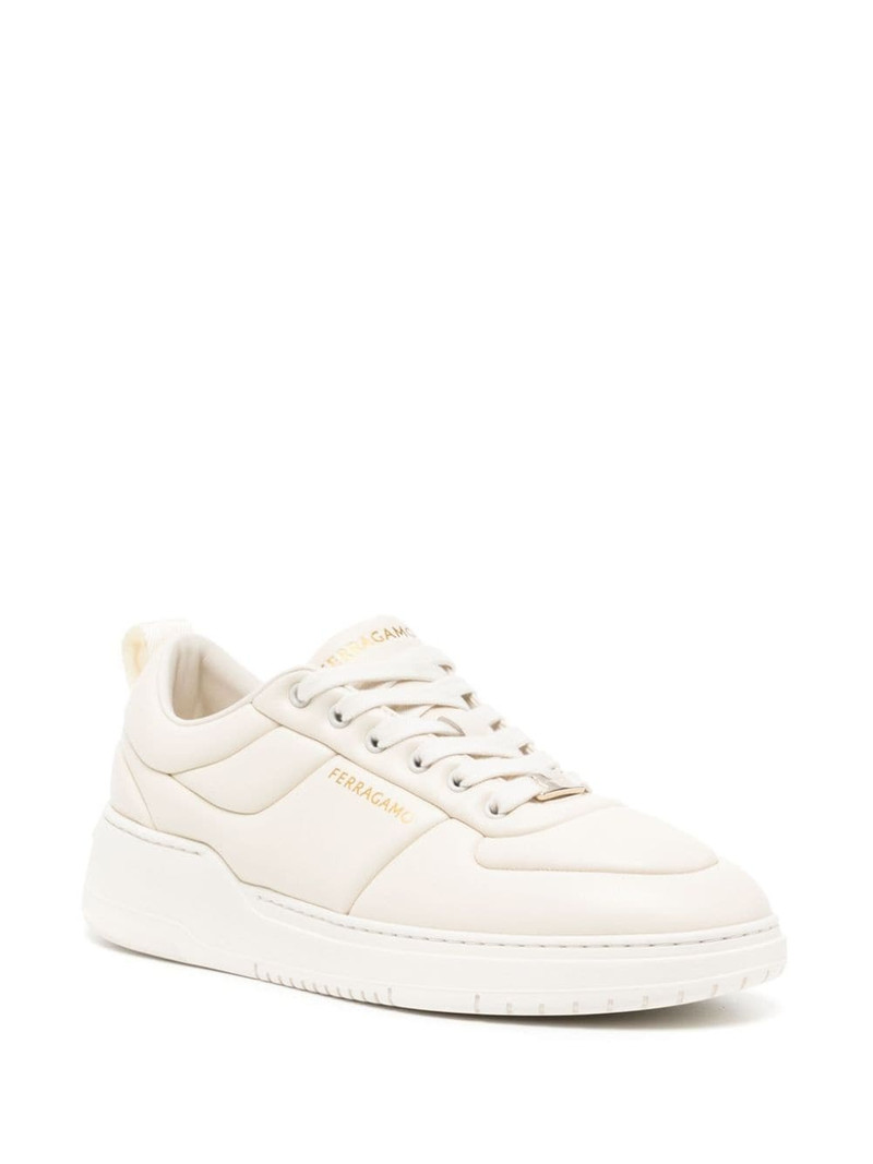 FERRAGAMO quilted sneakers outlook