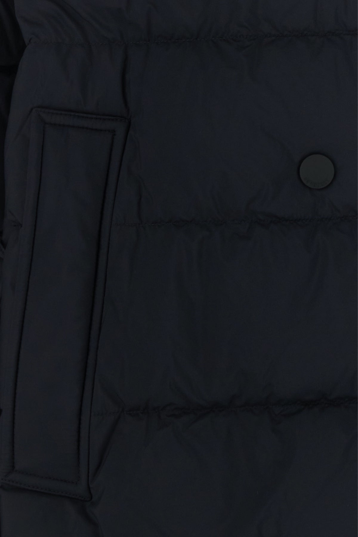 Midnight blue nylon down jacket - 3