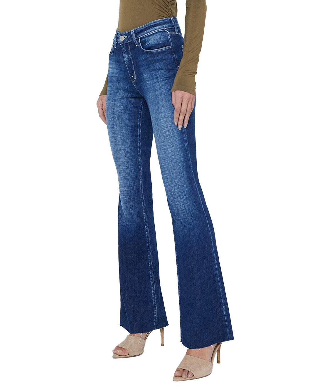 L'AGENCE Sera High-Rise Sneaker Flare Jean - 3