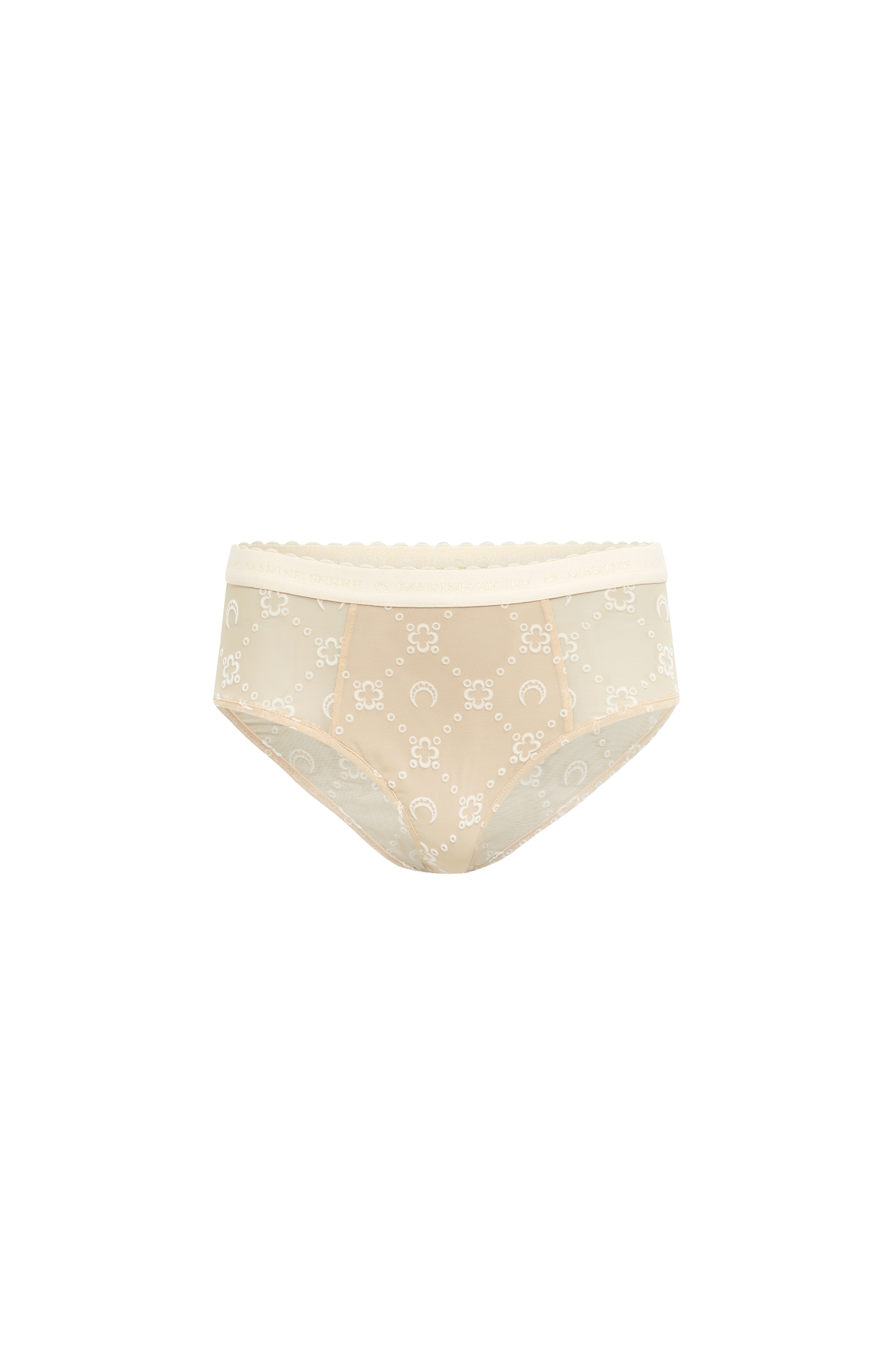 Moonogram Mesh Flock Brief - 1