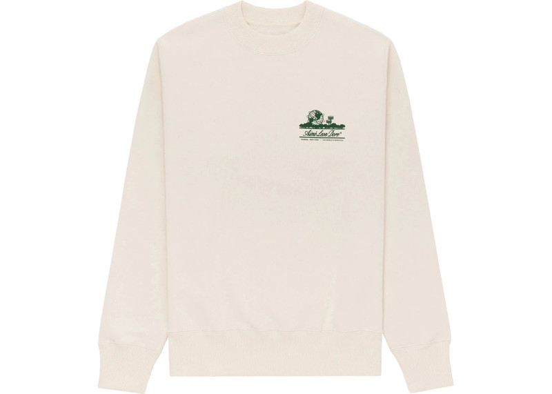 AIMÉ LEON DORE Aime Leon Dore Unisphere Crewneck Sweatshirt Cream outlook