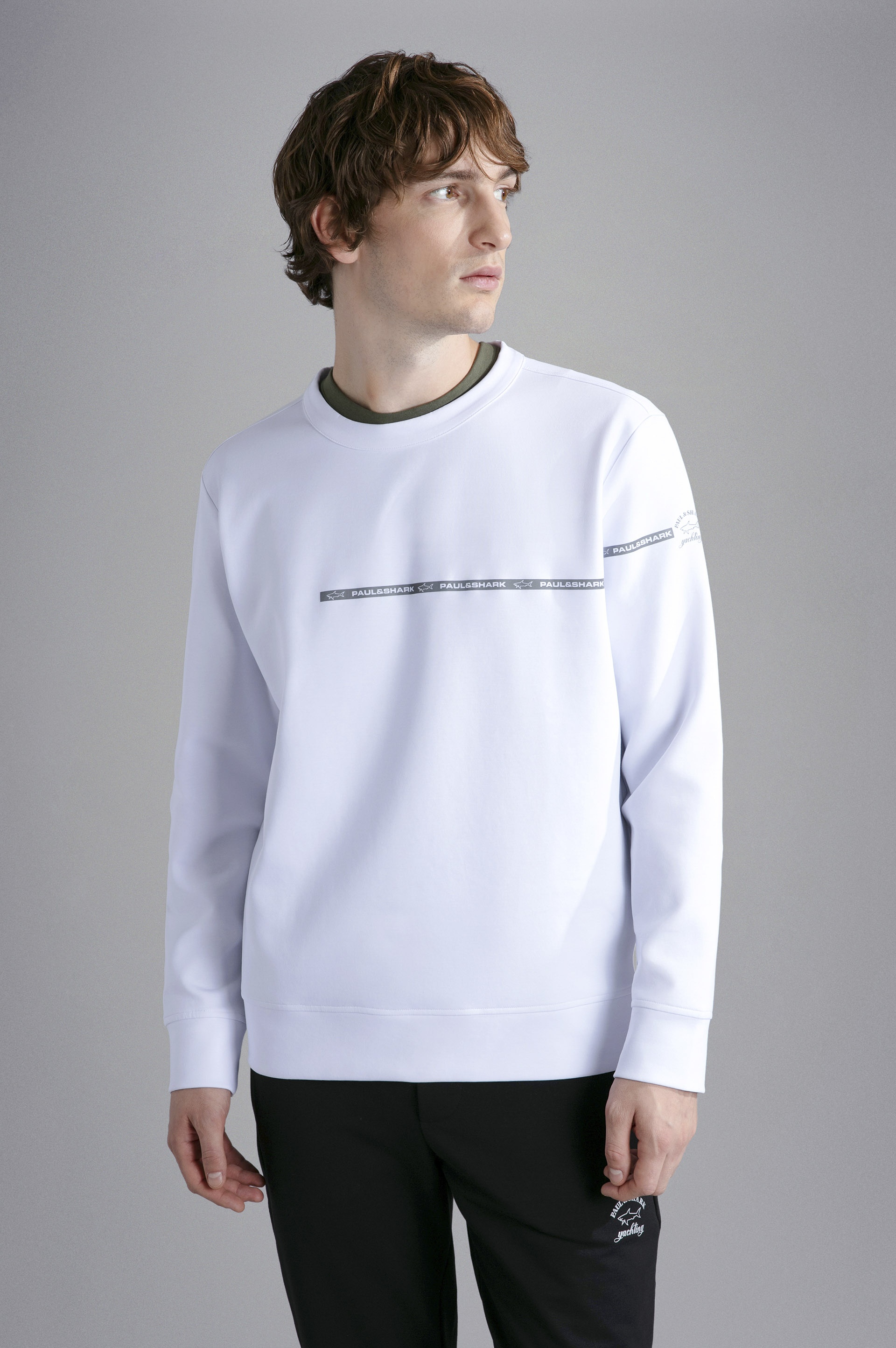 COTTON SWEATSHIRT WITH REFLEX PRINT - 6