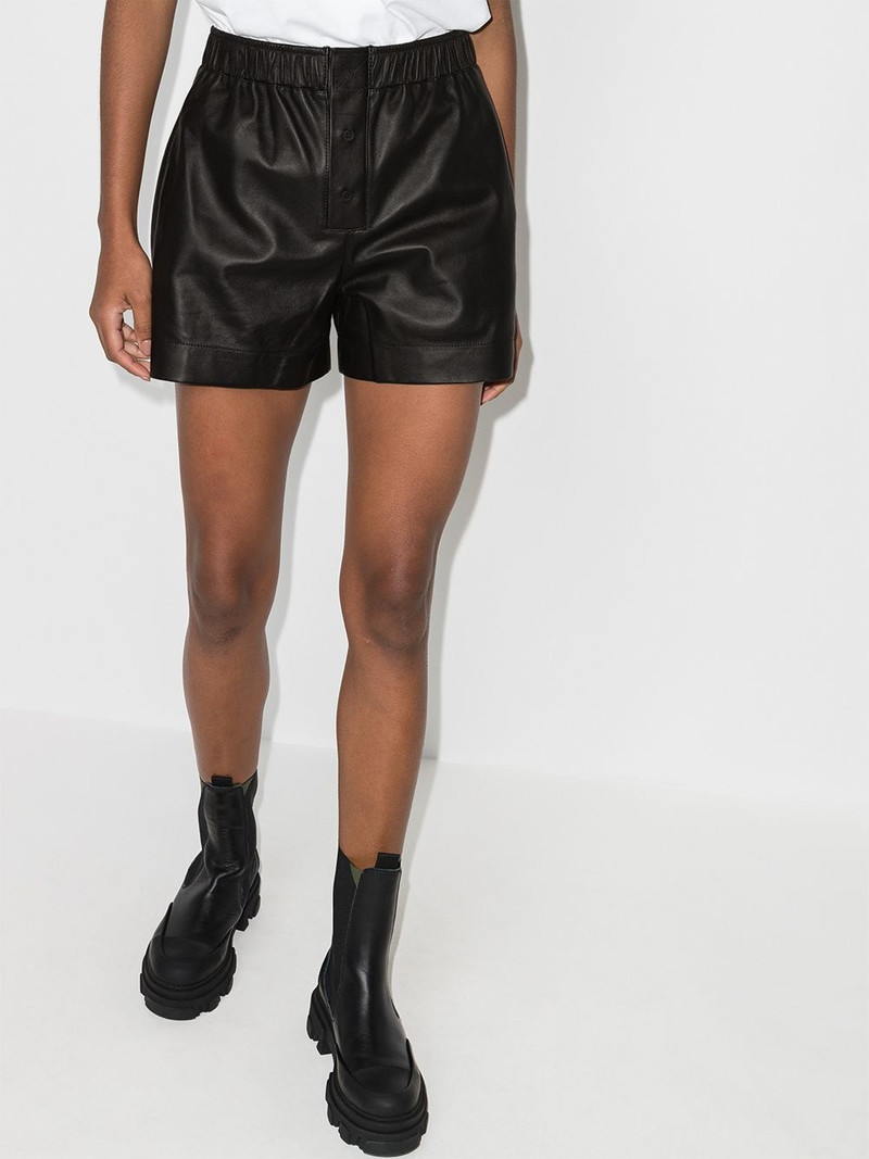 RTA Maddy leather shorts outlook