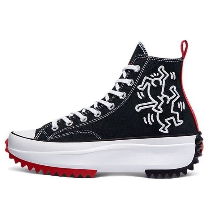 Converse Keith Haring x Run Star Hike 'Black White Red' 171859C - 1