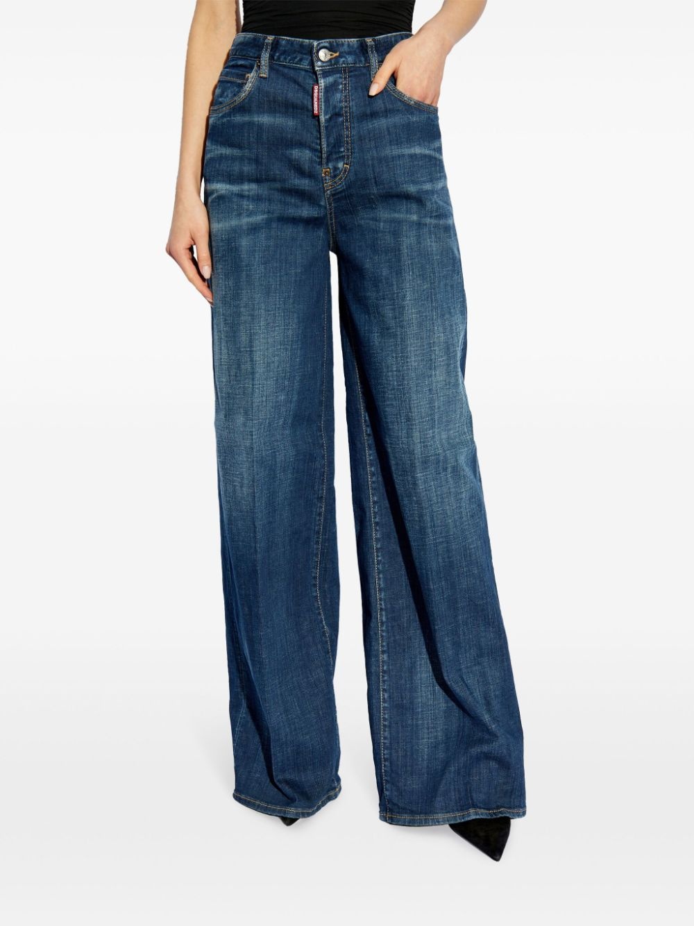 wide-leg jeans - 3
