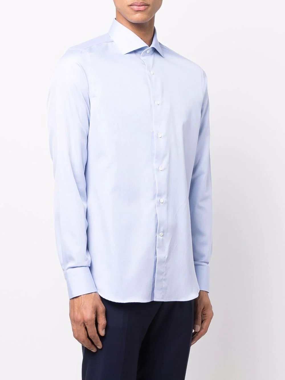 button-down fitted shirt - 3