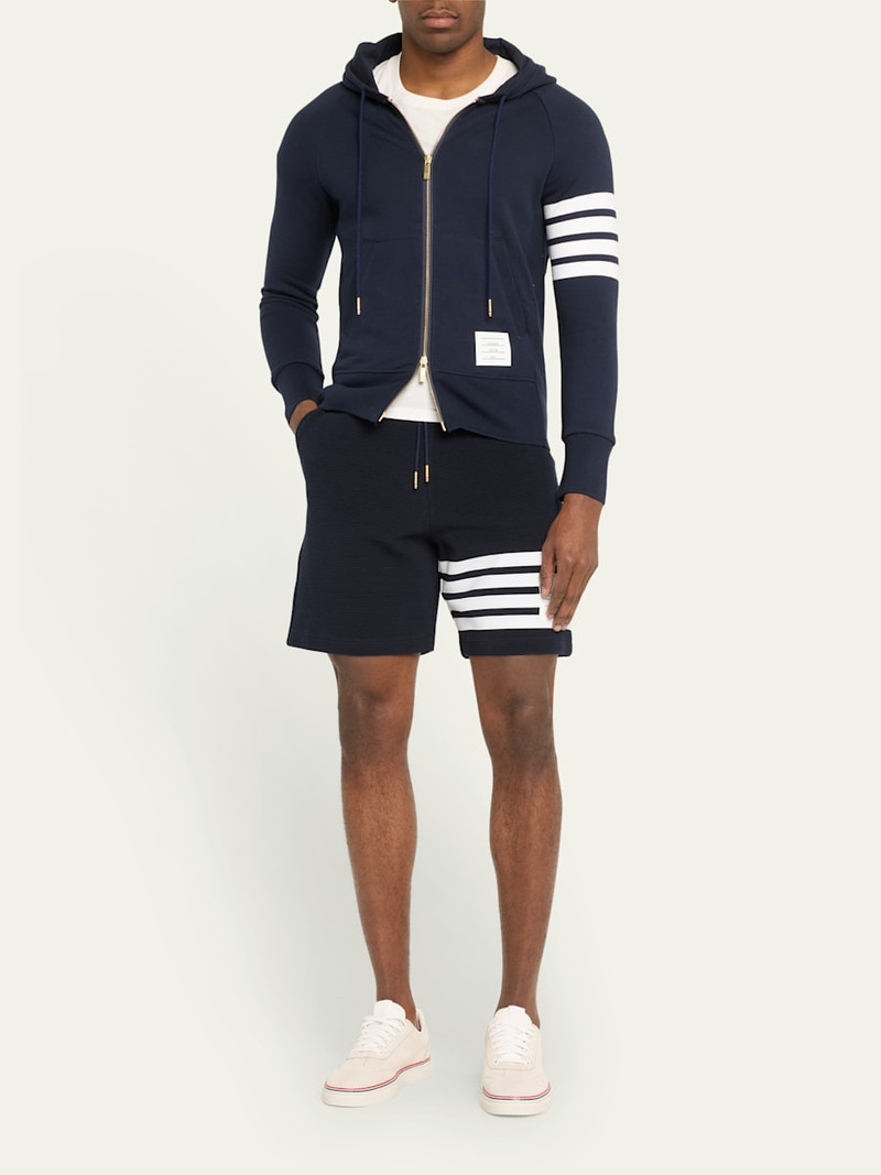 Thom Browne Four-Stripe Hoodie Sweatshirt outlook