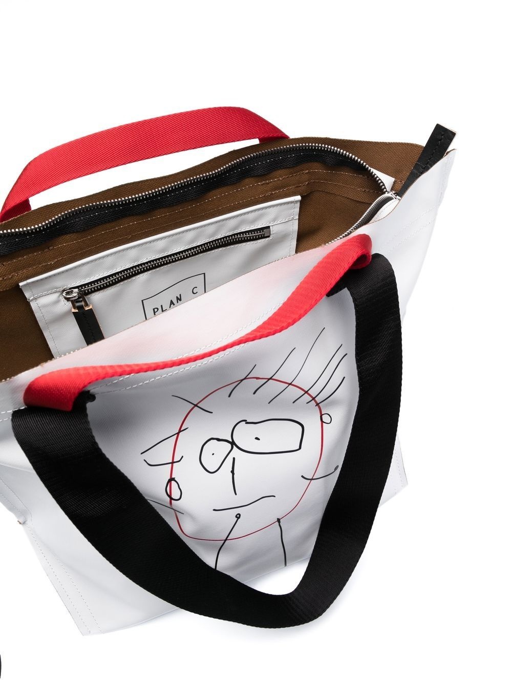 graphic-print shoulder bag - 5