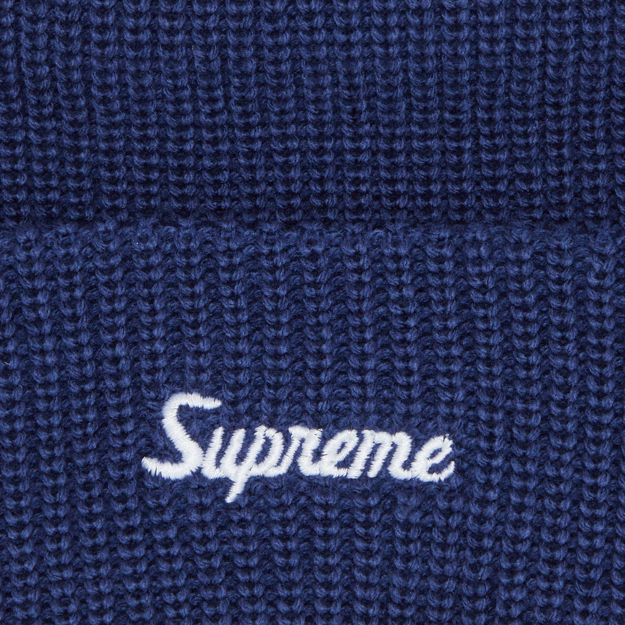 Supreme Loose Gauge Beanie 'Dark Blue' - 3