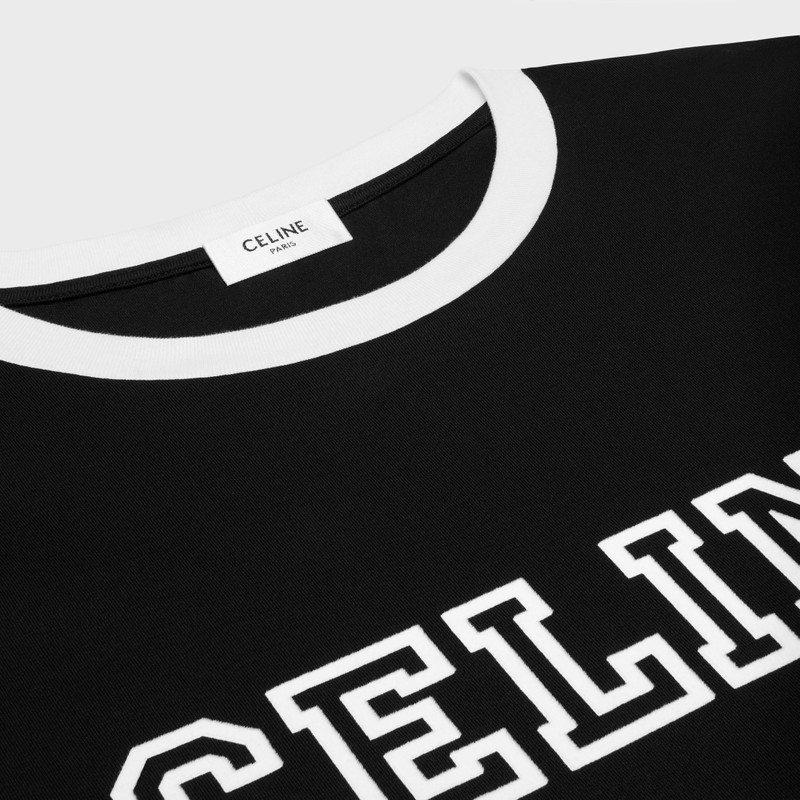 celine loose t-shirt in cotton jersey 3