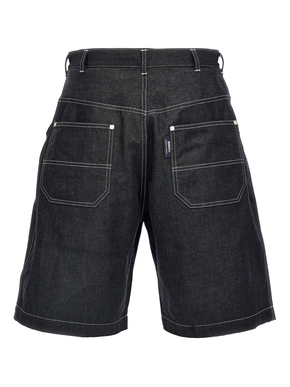 denim bermuda shorts - 2