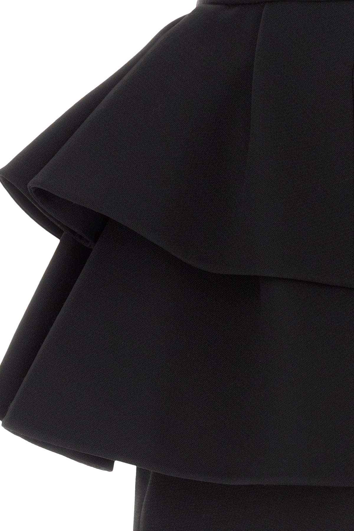 Black crepe skirt - 3