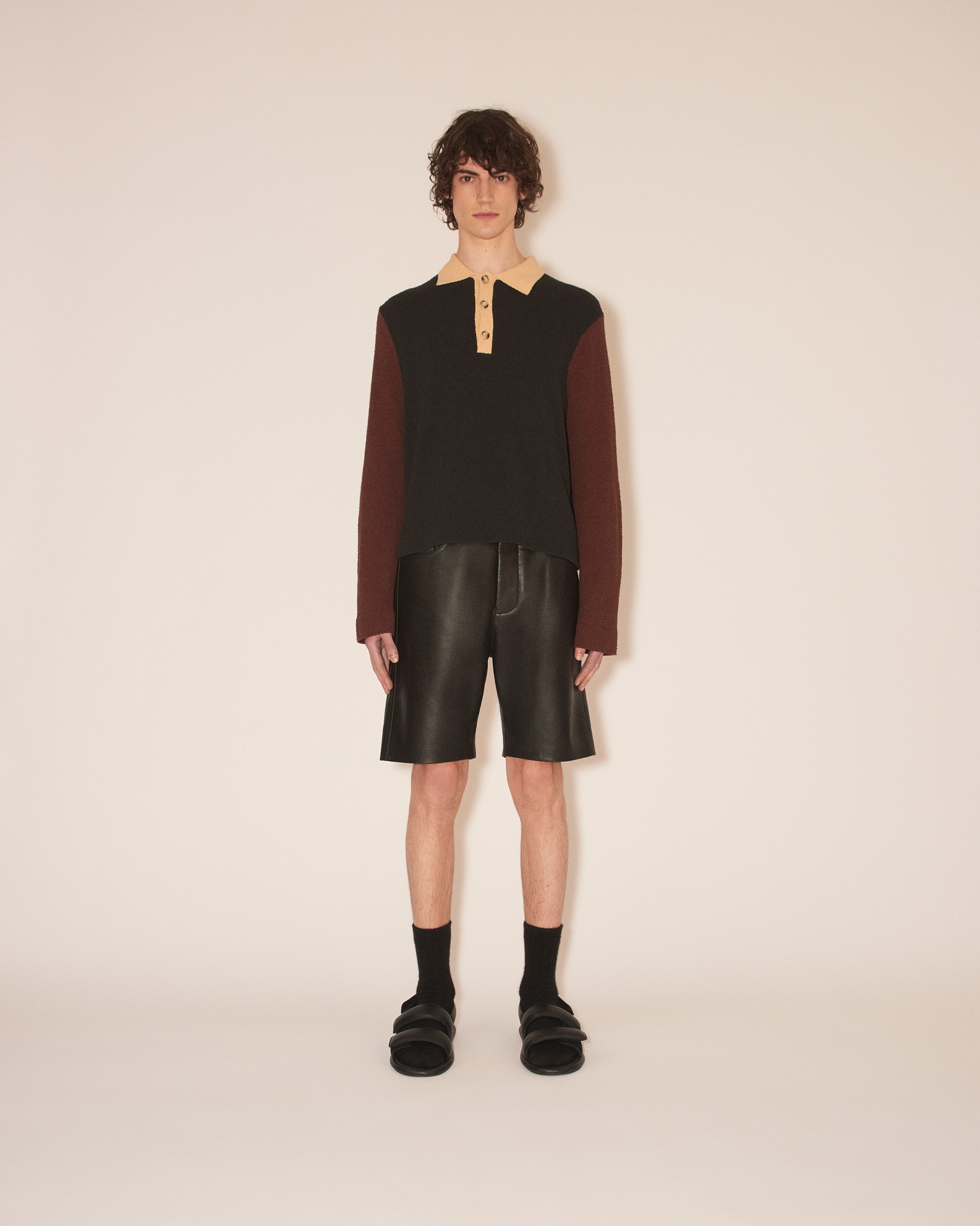 SABER - Terry cloth top - Colourblock dark - 2