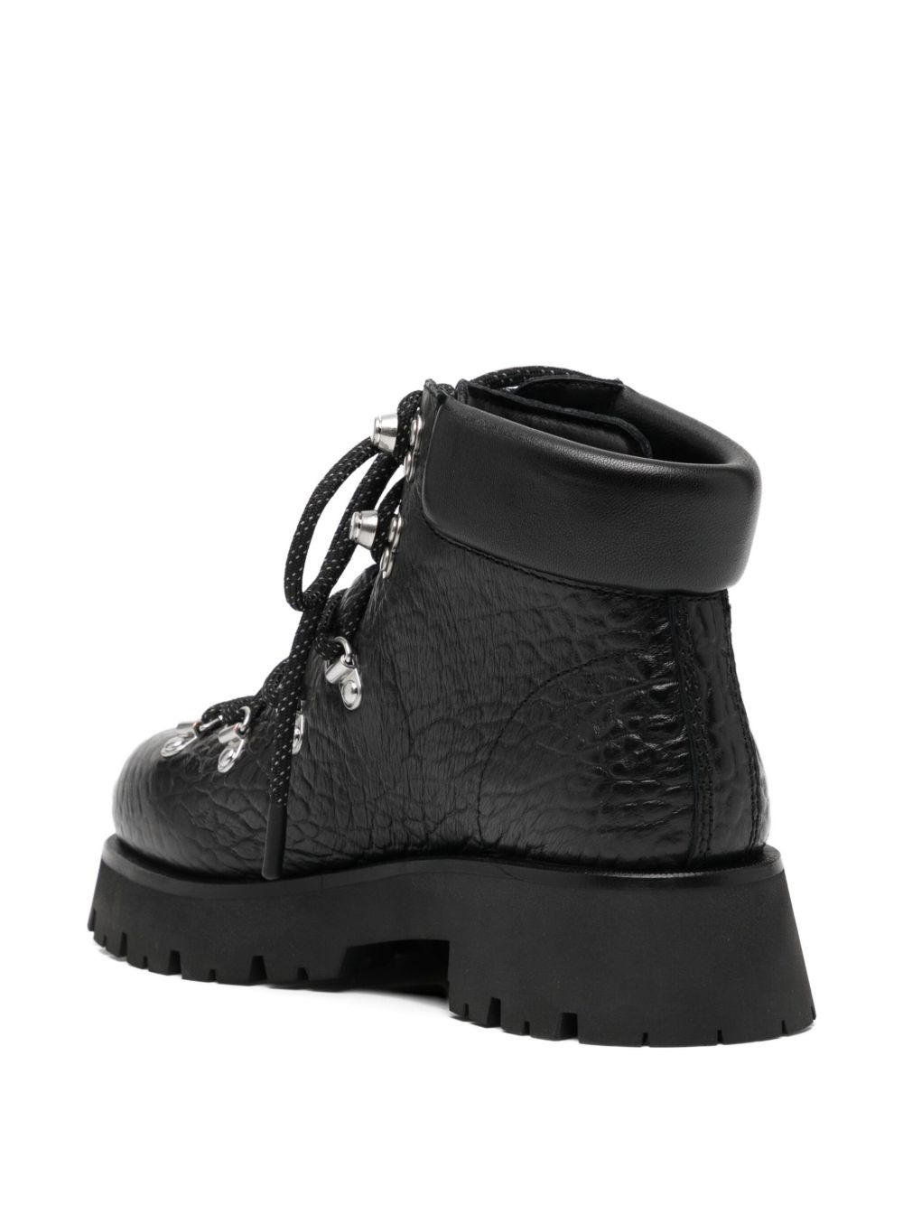 leather combat boots - 3