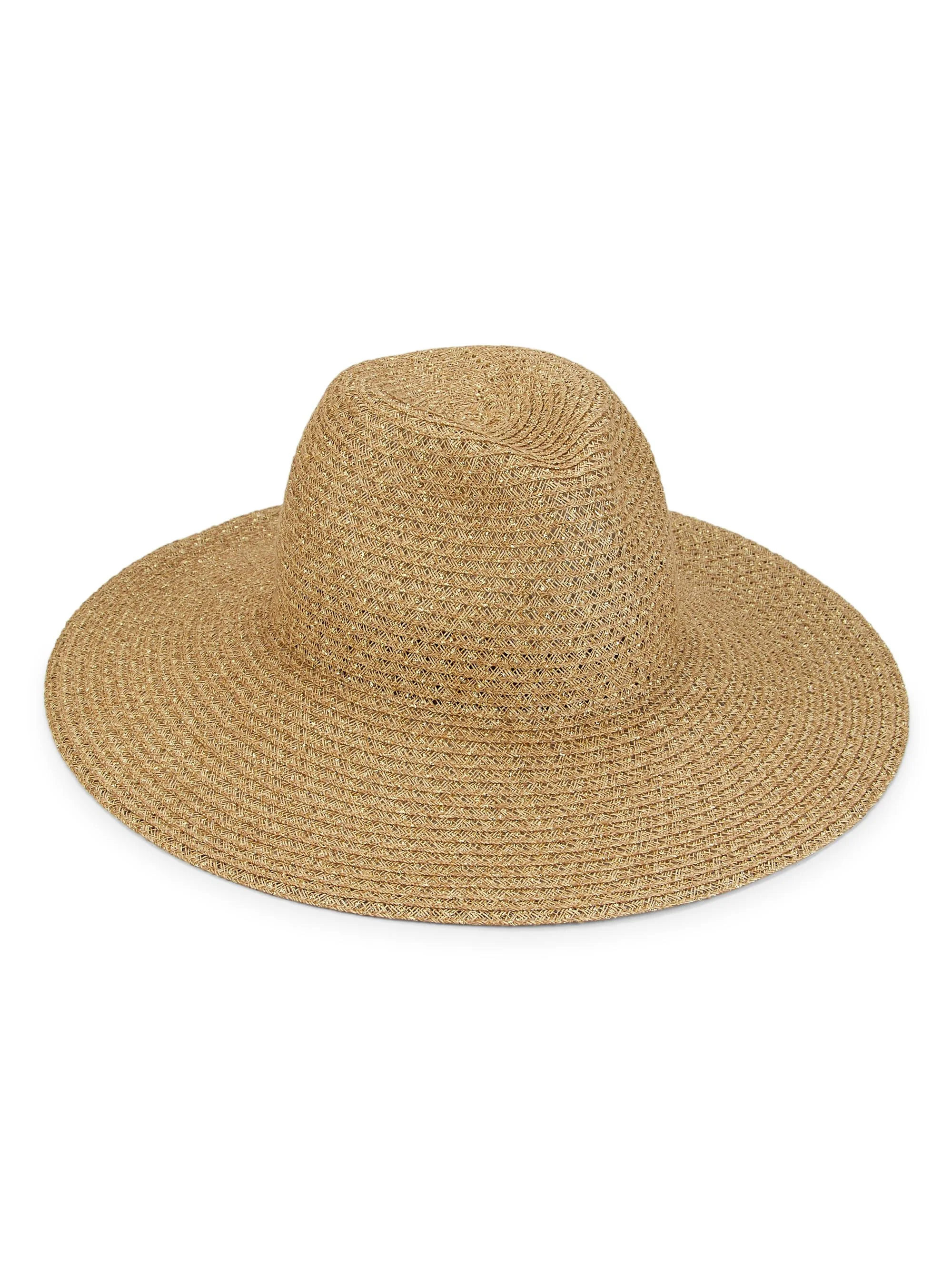 Women's Emmanuelle Packable Straw Hat - Camel Gold - 1