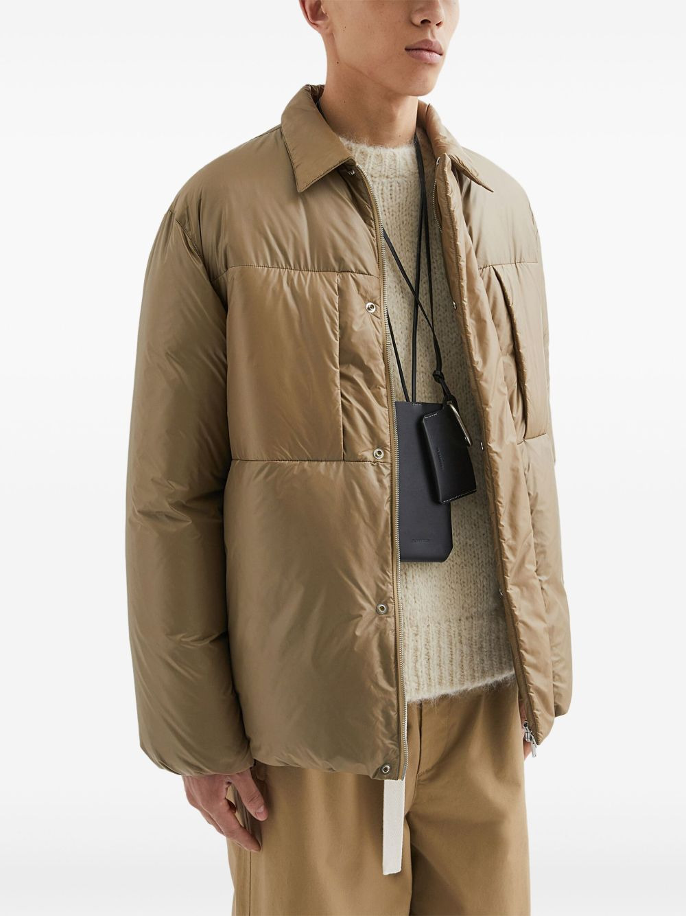 padded shirt jacket - 3